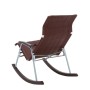 Кресло-качалка складная Белтех, к/з коричневый Mebelimpex Металл Коричневый - 00000209 - 3
