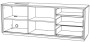  Тумба опорная обвязка YN, фасады GS, левая / NZ-0211.YN.GS.L /  1700x450x620 обвязка YN, фасады GS, левая - 1