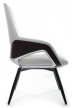 Конференц-кресло Riva Design Chair Aura-ST FK005-С белая кожа - 2