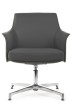 Конференц-кресло Riva Design Chair Rosso С1918 серая кожа - 1