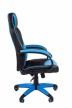 Геймерское кресло Chairman game 17 черный/голубой - 2