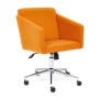 Кресло для персонала TetChair Milan оранжевый флок